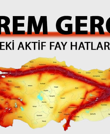 Deprem Gerçeği ve Türkiye’deki Aktif Fay Hatları (Tüm Şehirler)